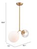 Constance Ceiling Lamp Brass