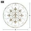 Circular Fleur De Lis Wall Decor