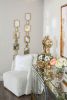 Geometrical Gold Mirrored Wall Decor