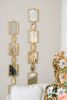 Geometrical Gold Mirrored Wall Decor