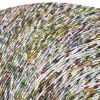 Quilled Cyclone 48 Inch Round Wall Art