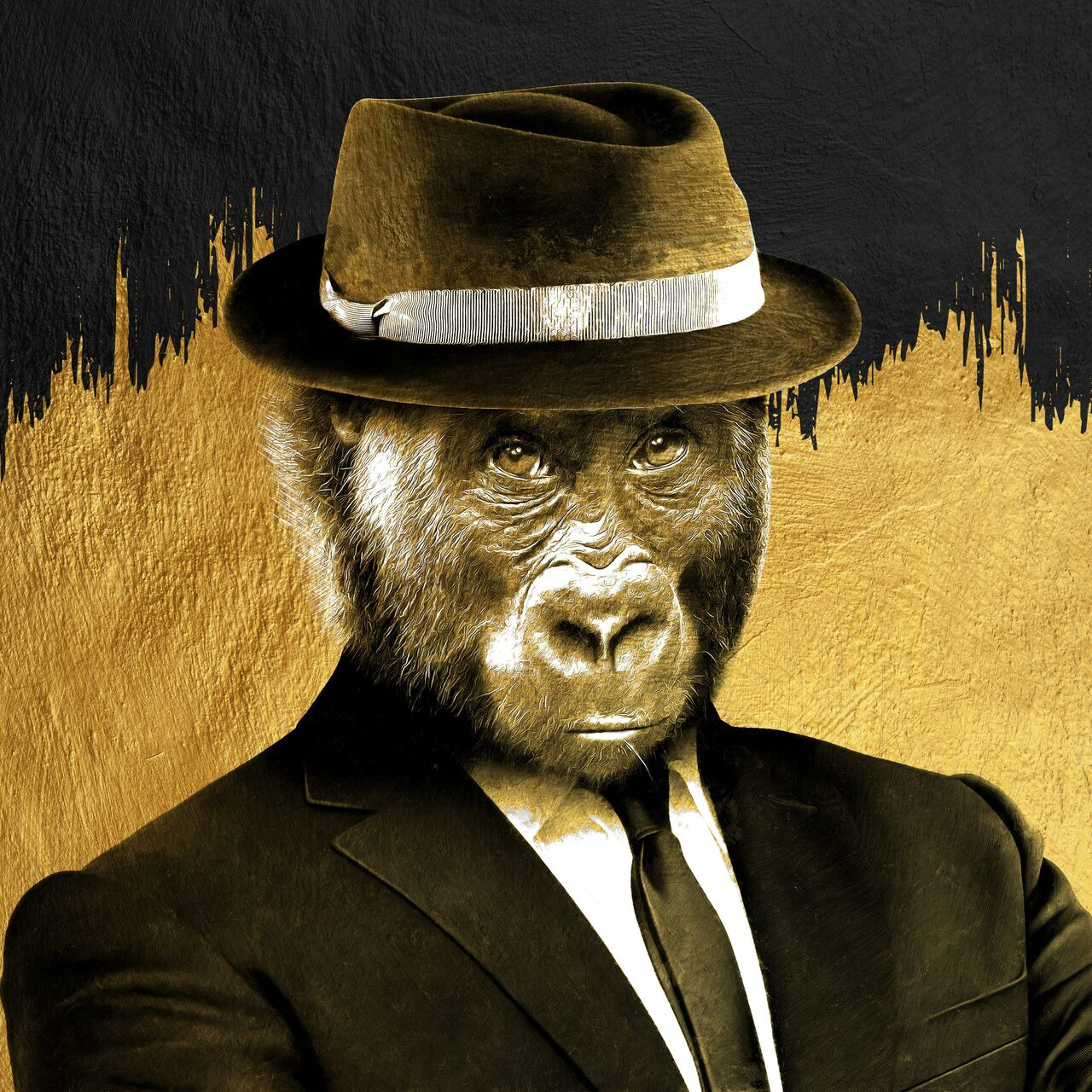 No Monkey Business Gallery Wrap