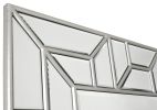 Deco Wall Mirror Leaner - Silver