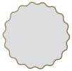 Gold Scalloped Wall Mirror