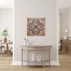 Colored Carved Wood Wall Panel