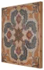 Colored Carved Wood Wall Panel