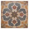 Colored Carved Wood Wall Panel
