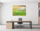 Gallery Wrap Green Waves Giclee 36x48