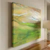 Gallery Wrap Green Waves Giclee 36x48