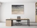 Gallery Wrap Grey Waves Giclee 36" x 48"