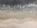 Gallery Wrap Grey Waves Giclee 36" x 48"