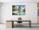 Gallery Wrap Beach Home Giclee 36x48