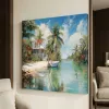 Gallery Wrap Beach Home Giclee 36x48