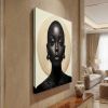 African American Woman Portrait Giclee 40" x  40"