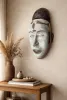 Ancient Spirit Painted Wall Mask African Heritage