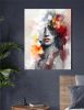 Abstract Flower Face Giclee 36x48