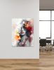 Abstract Flower Face Giclee 36x48
