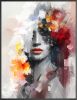 Abstract Flower Face Giclee 36x48