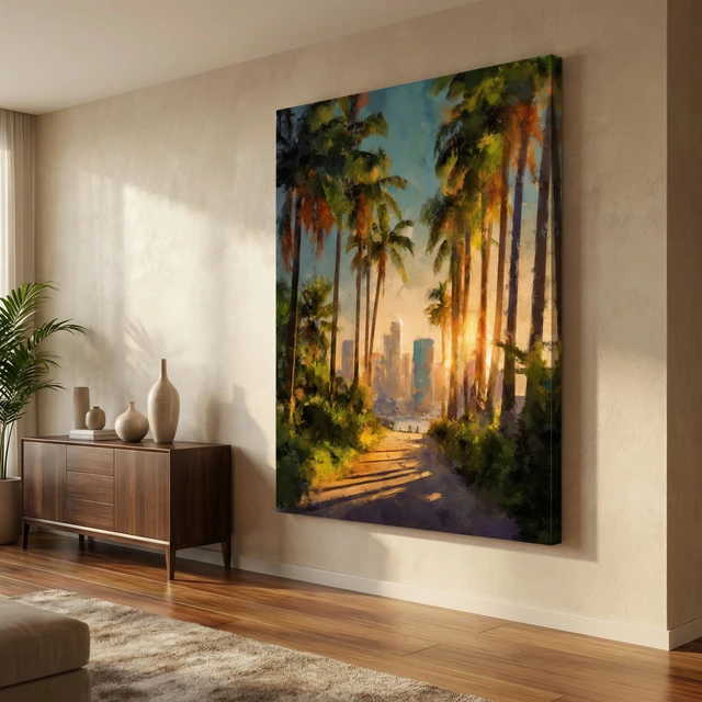 Miami Palm Tree Giclee