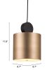 Myson Ceiling Lamp Gold & Black