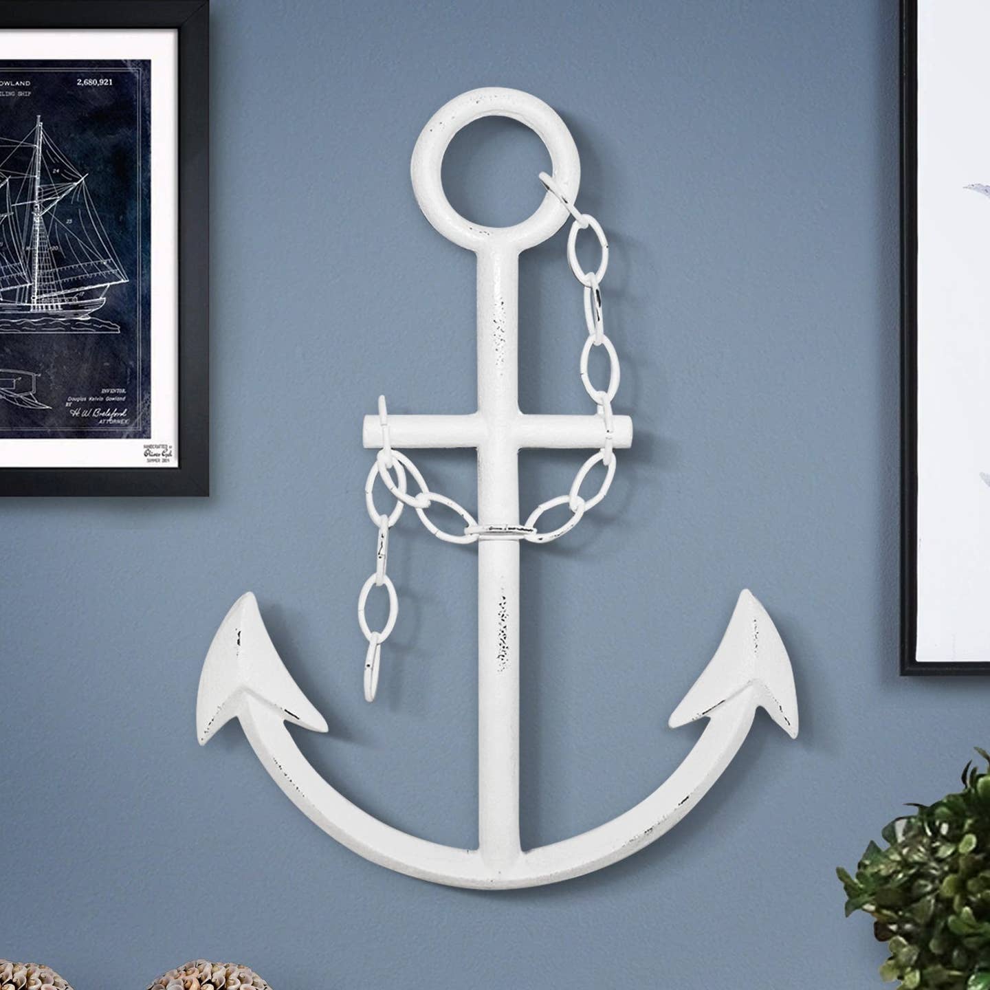 Cast Iron Anchor Metal Wall Decor