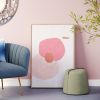 Pink Geode Canvas Wall Art Multicolor