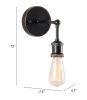 Miserite Wall Lamp Antique Black