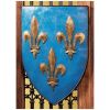 Fleur De Lis Shield Plaque