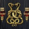 Egyptian Infinity Cobra Twins Plaque