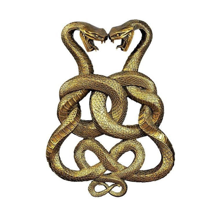 Egyptian Infinity Cobra Twins Plaque