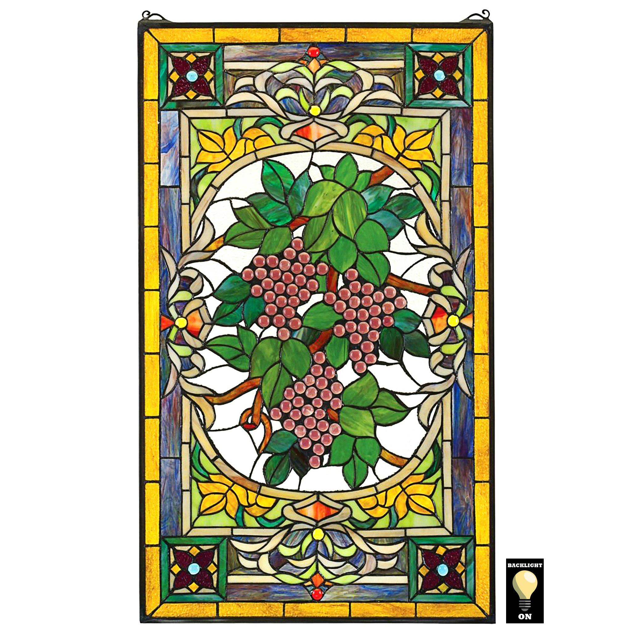 Fruit Of The Vine Stained Glass Window          Nr