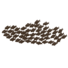 Attractive Metal Fish Wall Decor In Bronze