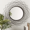 Geometric Black Wall Mirror