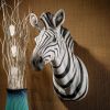 Zebra Head Wall Sculpture