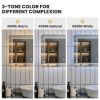 3 Tone LED Touch Sensor Wall Mounted Bathroom Mirror