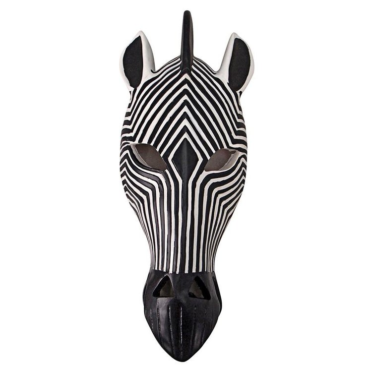 Zebra Mask Plaque