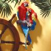 Tropical Scarlet Macaws