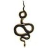 Gold Egyptian Snake Wall Sculpture