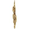 Gold Egyptian Snake Wall Sculpture