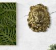The Saharan Large Lion Head Faux Taxidermy Single Color