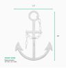 Cast Iron Anchor Metal Wall Decor