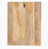 Wood Wall Art Natural Finish, Abstract Pattern 16x20"