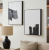 Brush Strokes Framed Art, Set of 2