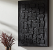 Earthen Framed Art, Brown, Natural Brown Frame