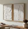 Kako Framed Art, Cream, Set of 2, 32"H x 24"W x 2"D