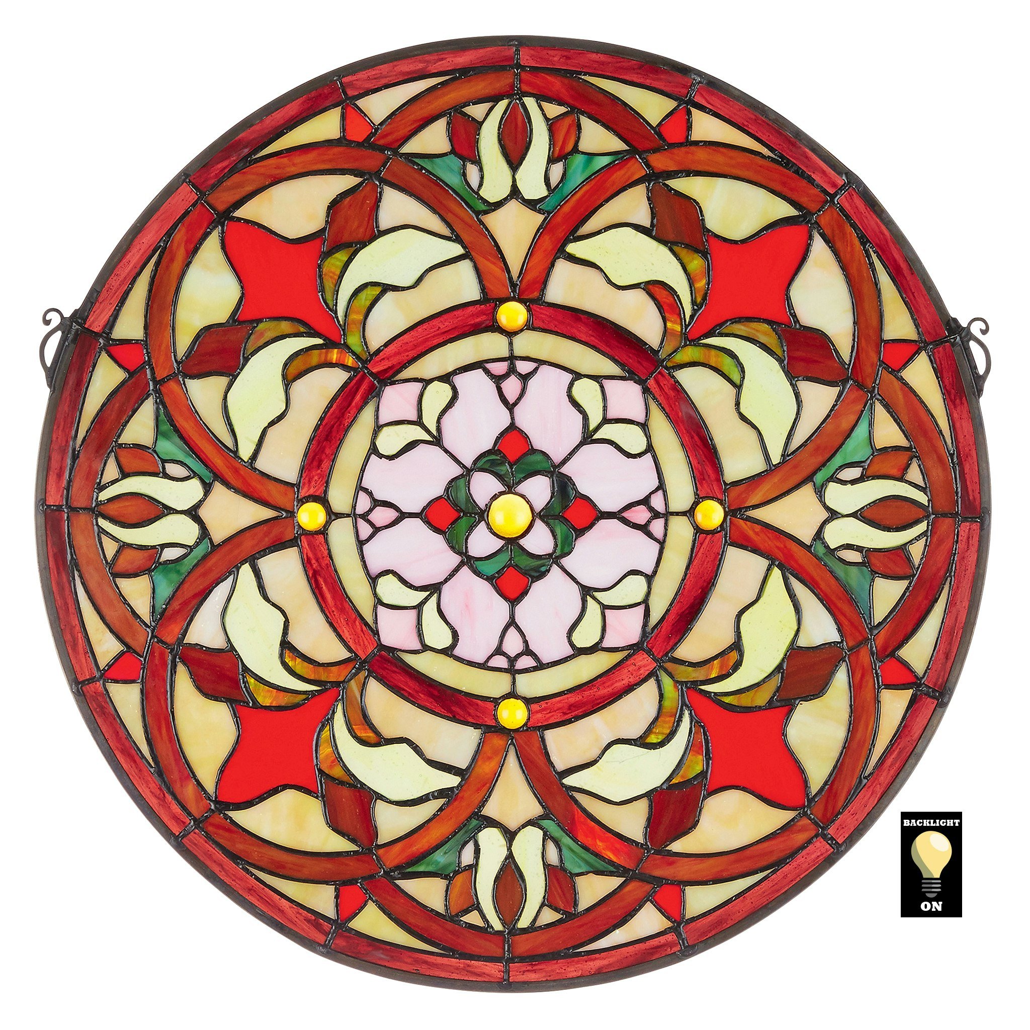 Baroque Floral Medallion Window                 Nr