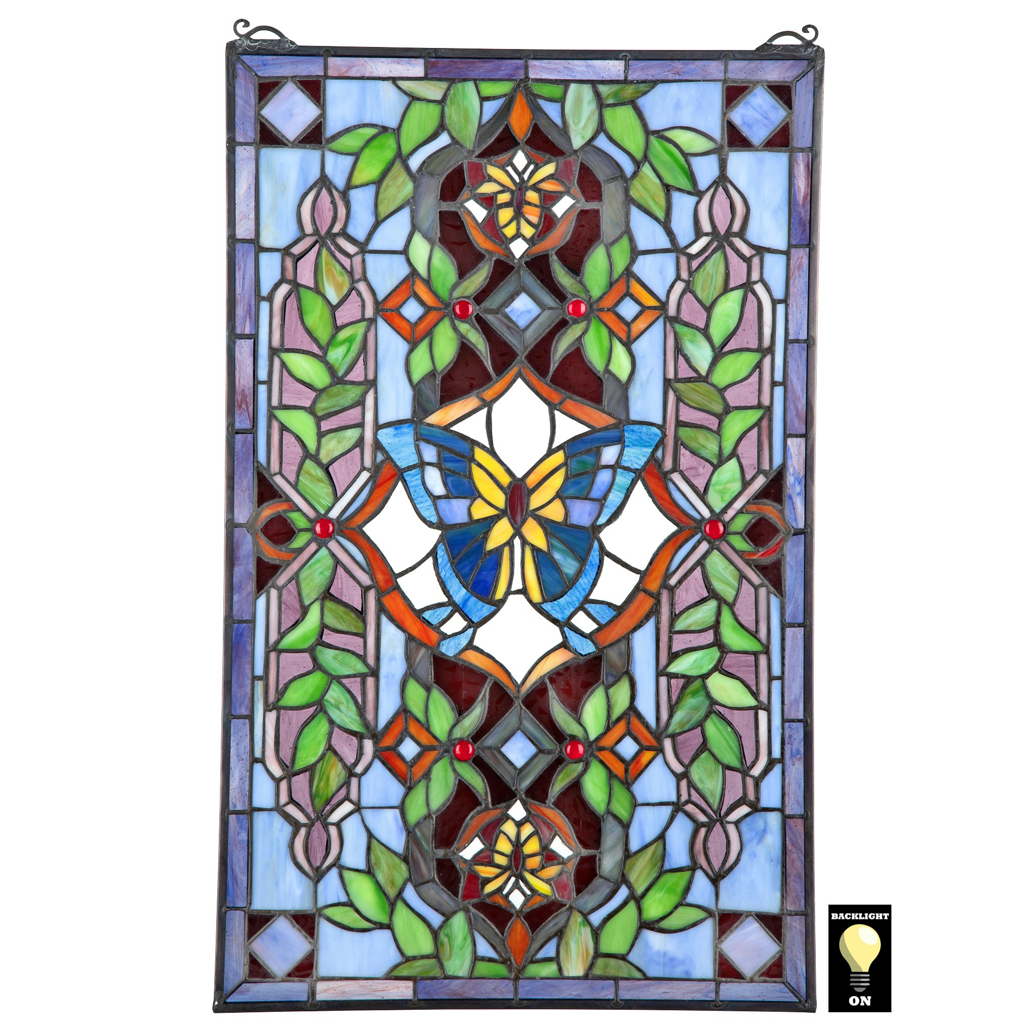 Butterfly Utopia Stained Glass Window           Nr