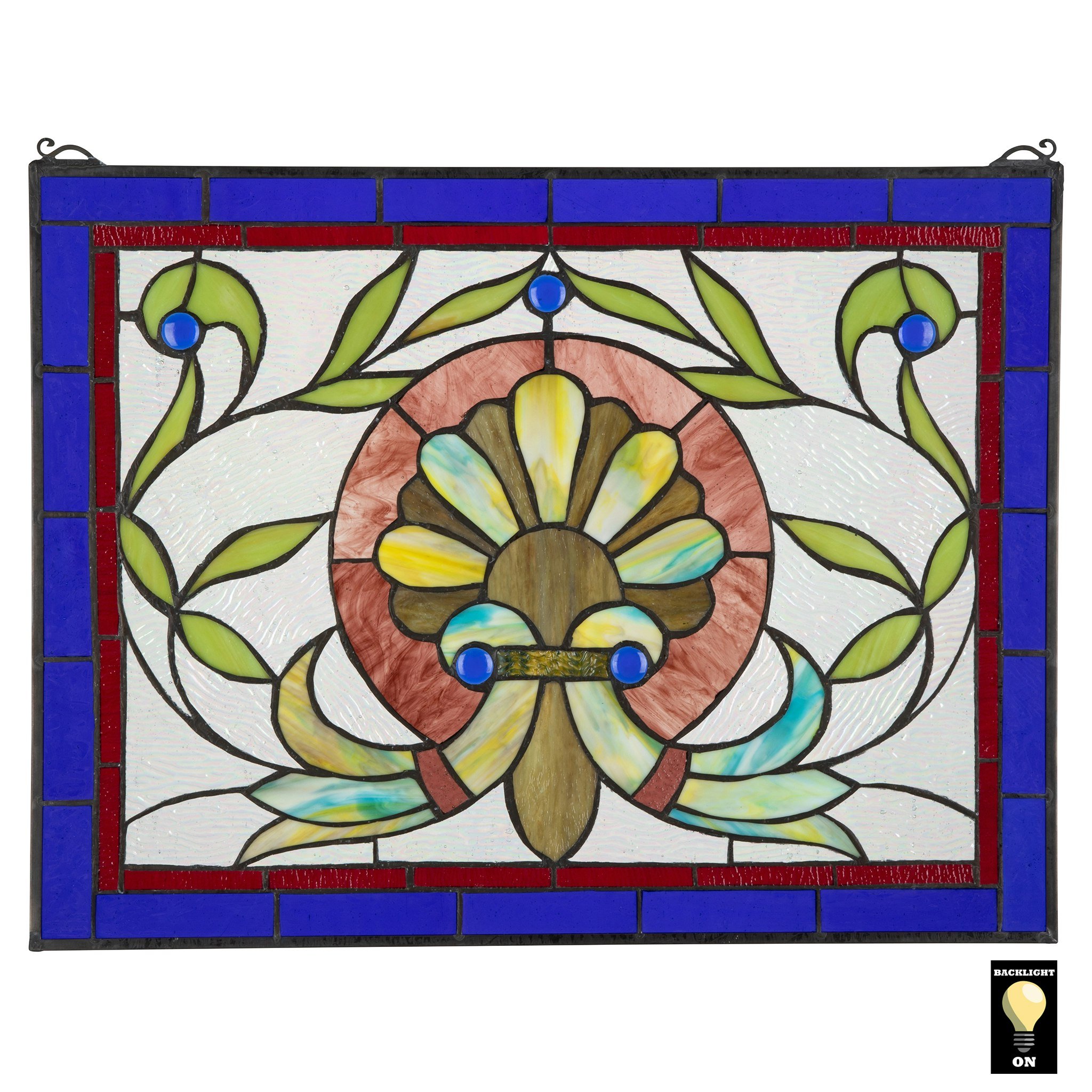 Prairie Flower Stained Glass Window