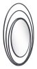 Luna Round Mirror Black