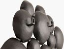 Aaina Wall Sculpture Black